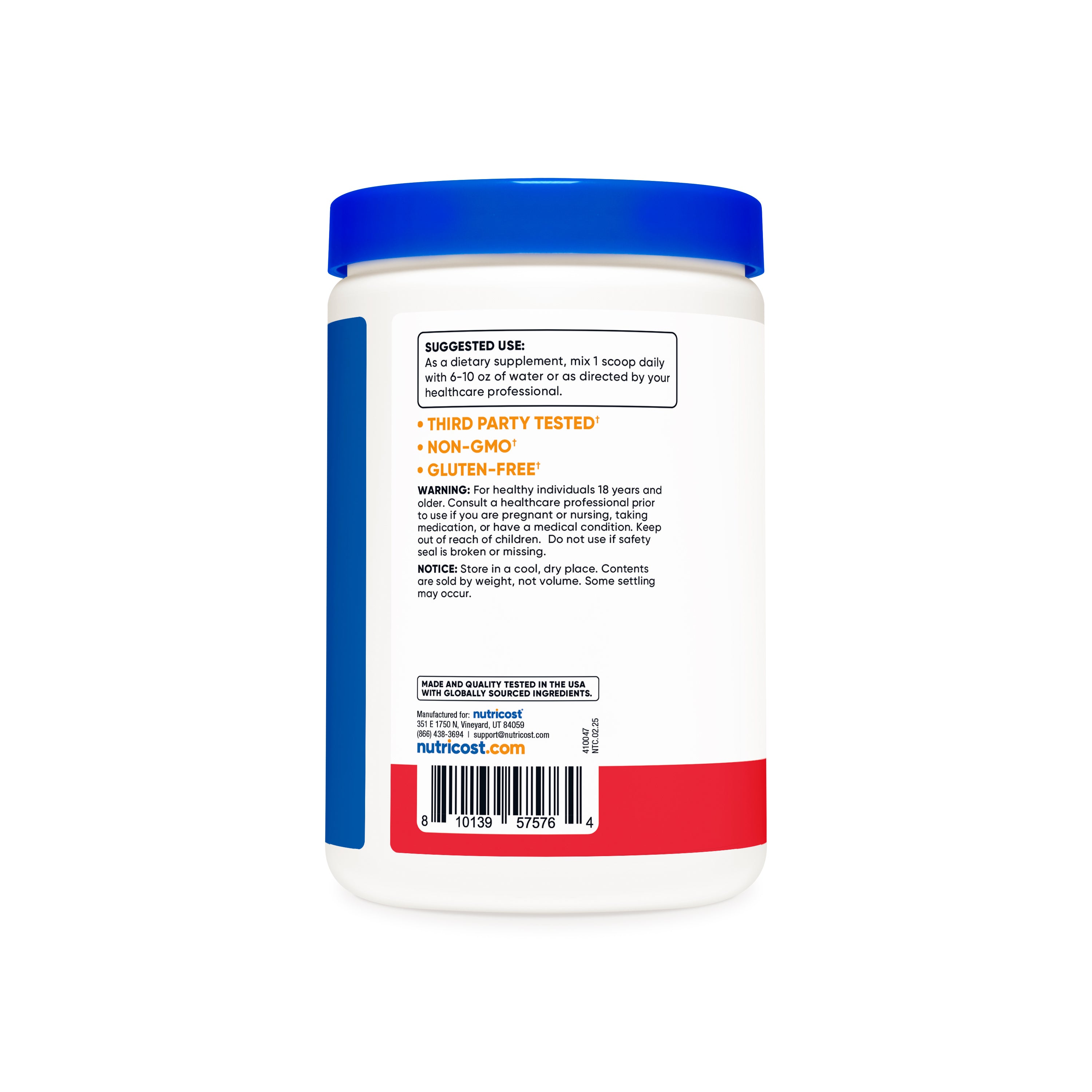 Nutricost Prebiotic Fiber Powder