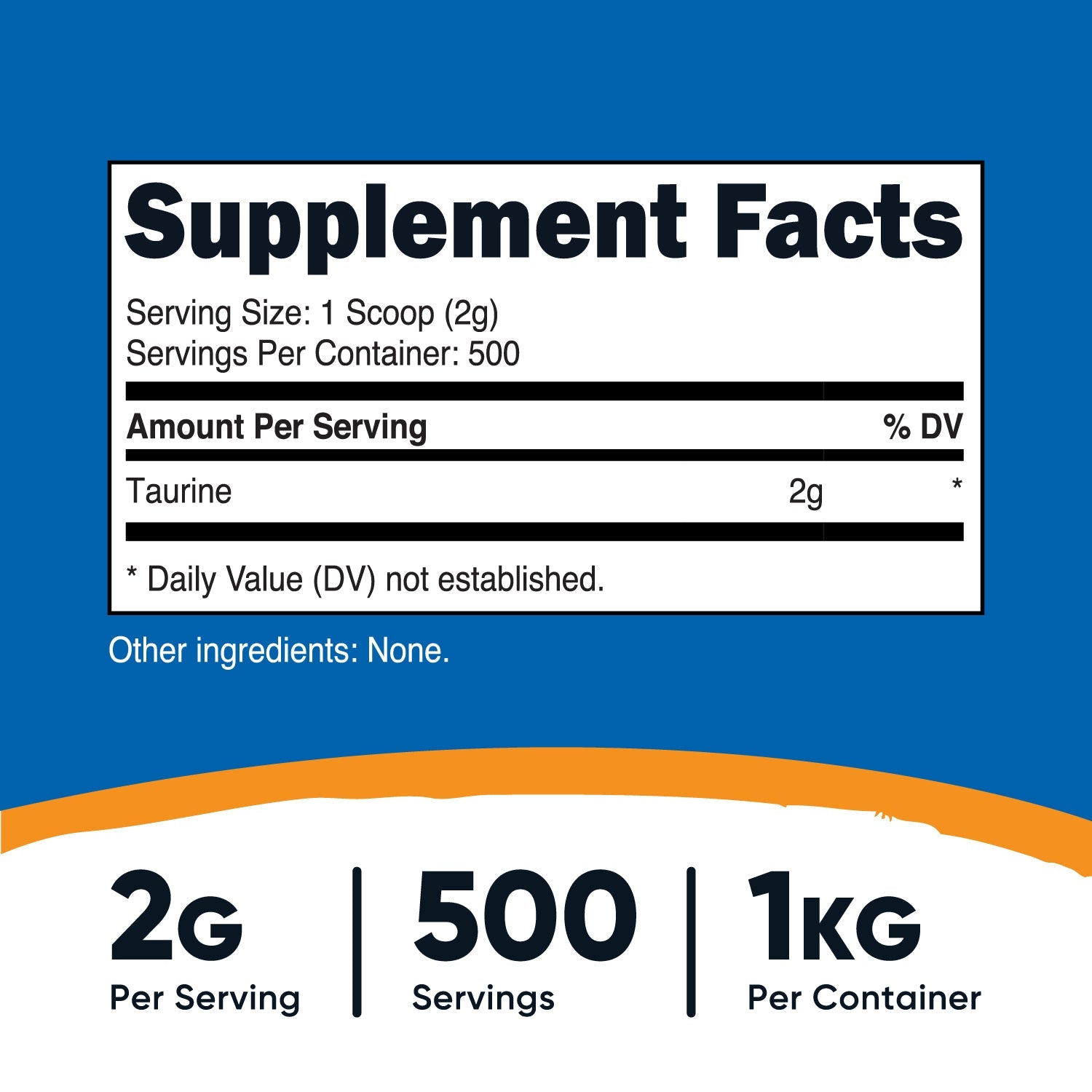 Nutricost Taurine Powder