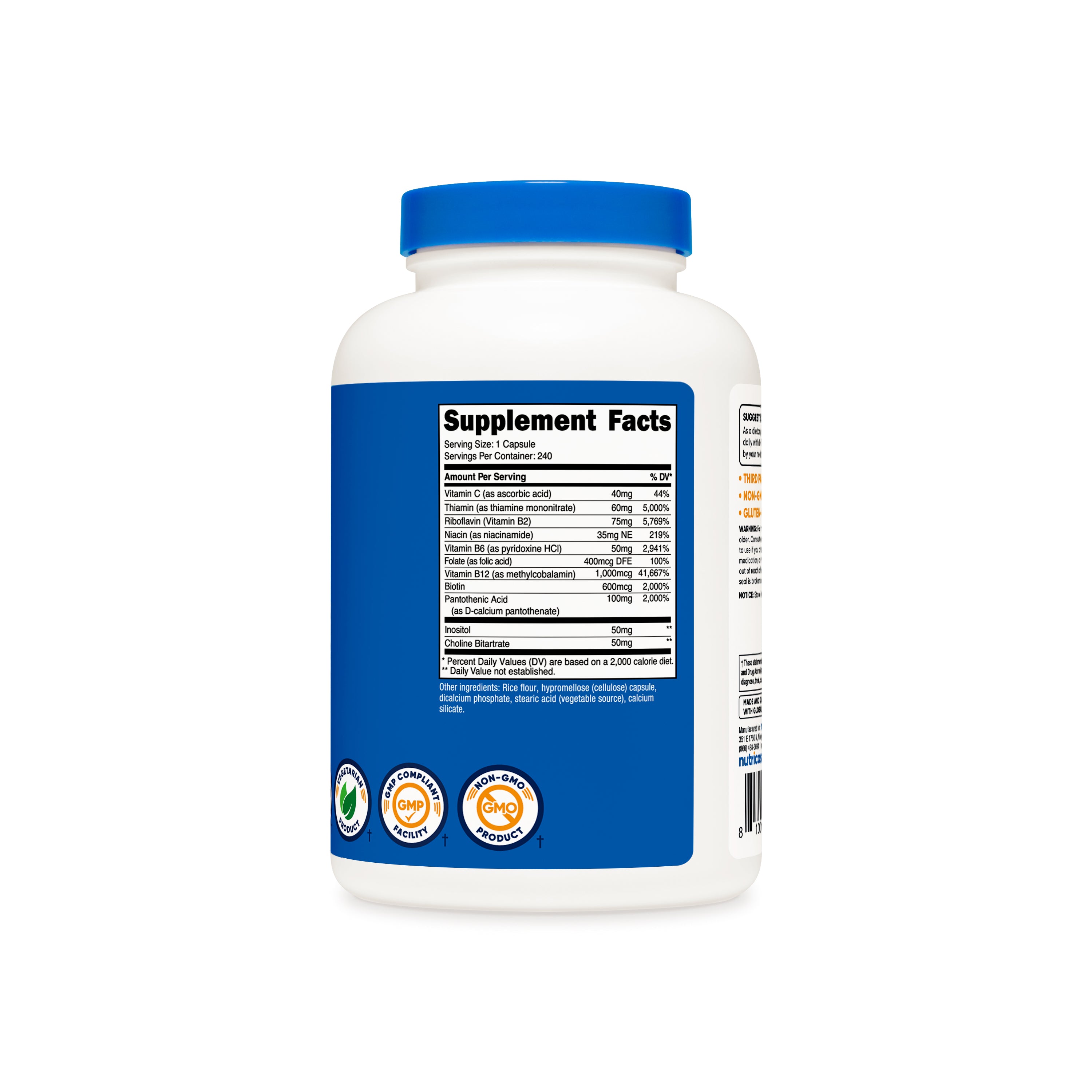 Nutricost Vitamin B Complex Capsules