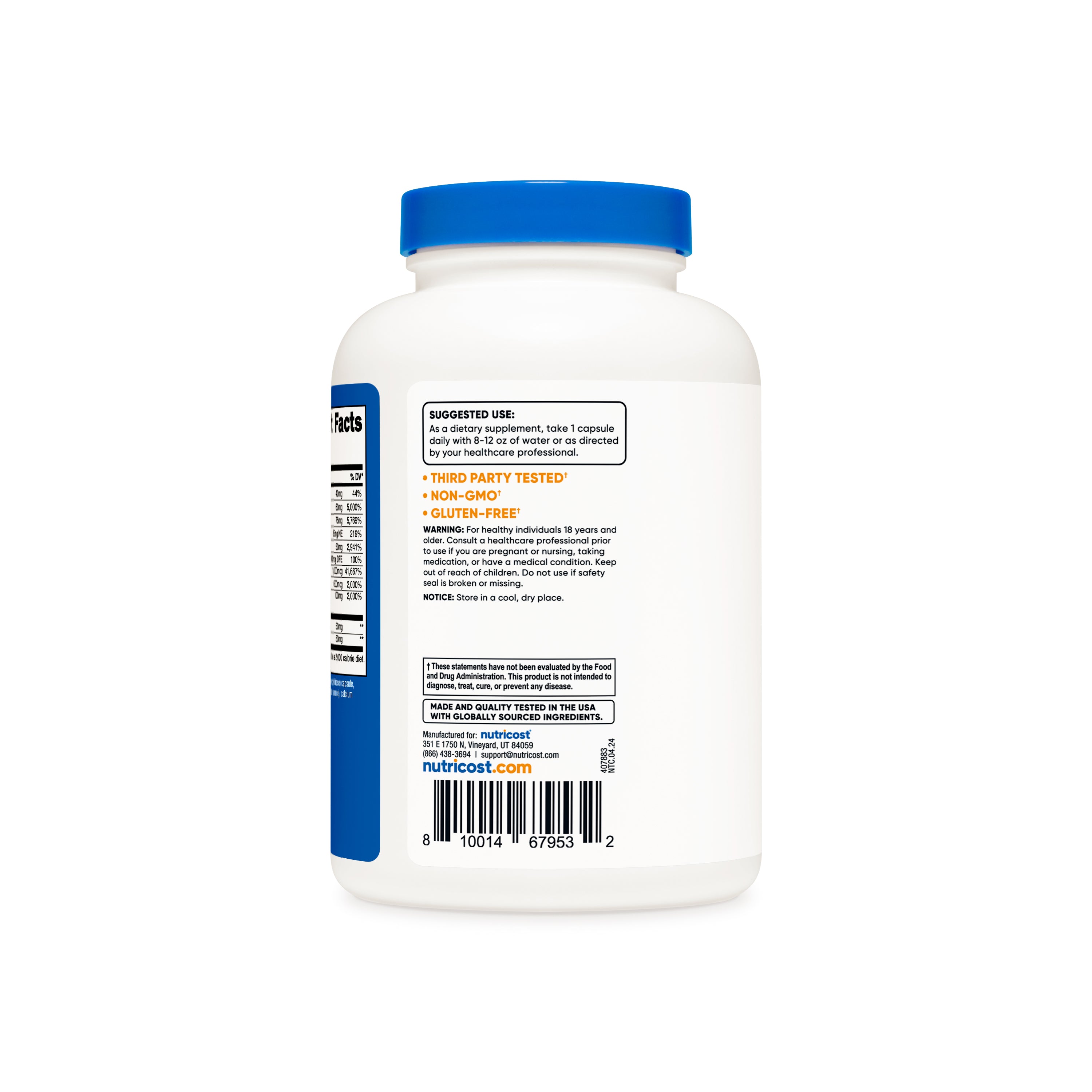 Nutricost Vitamin B Complex Capsules