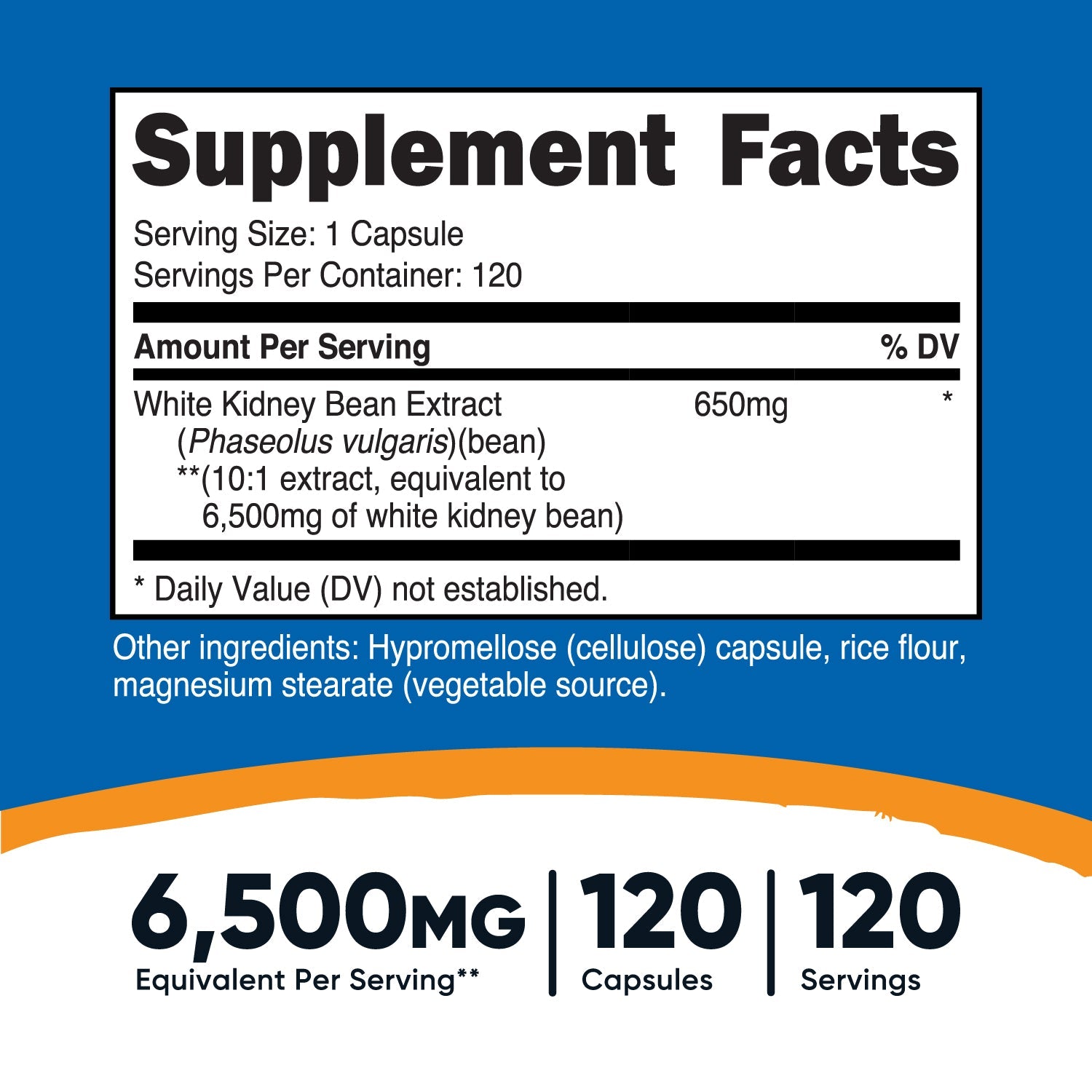 Nutricost White Kidney Bean Capsules