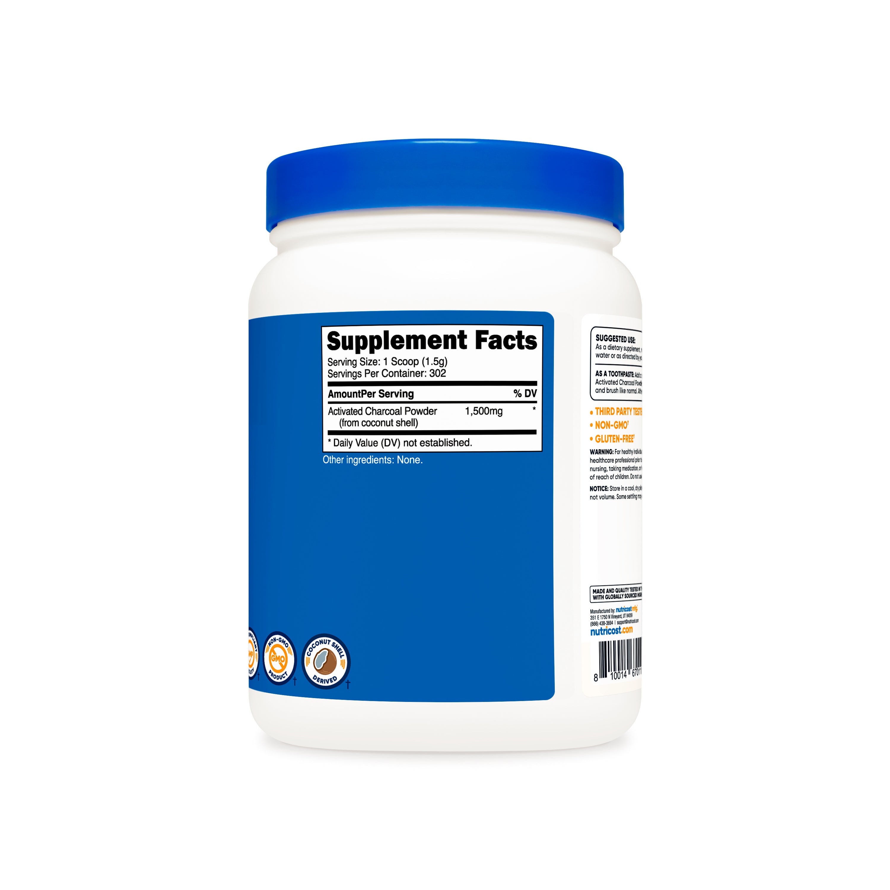 Nutricost Activated Charcoal Powder