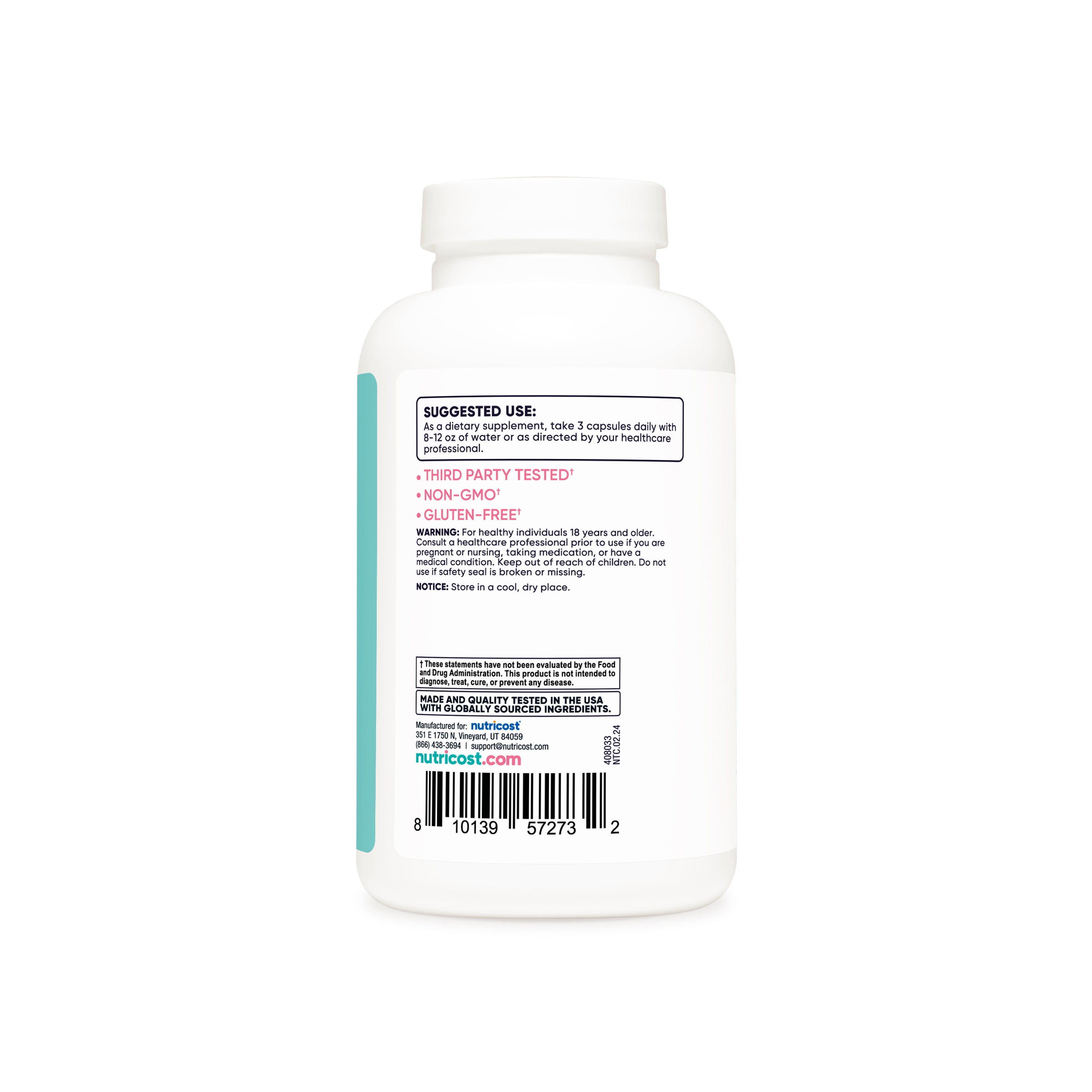 Nutricost D-Mannose with Cranberry Extract for Women