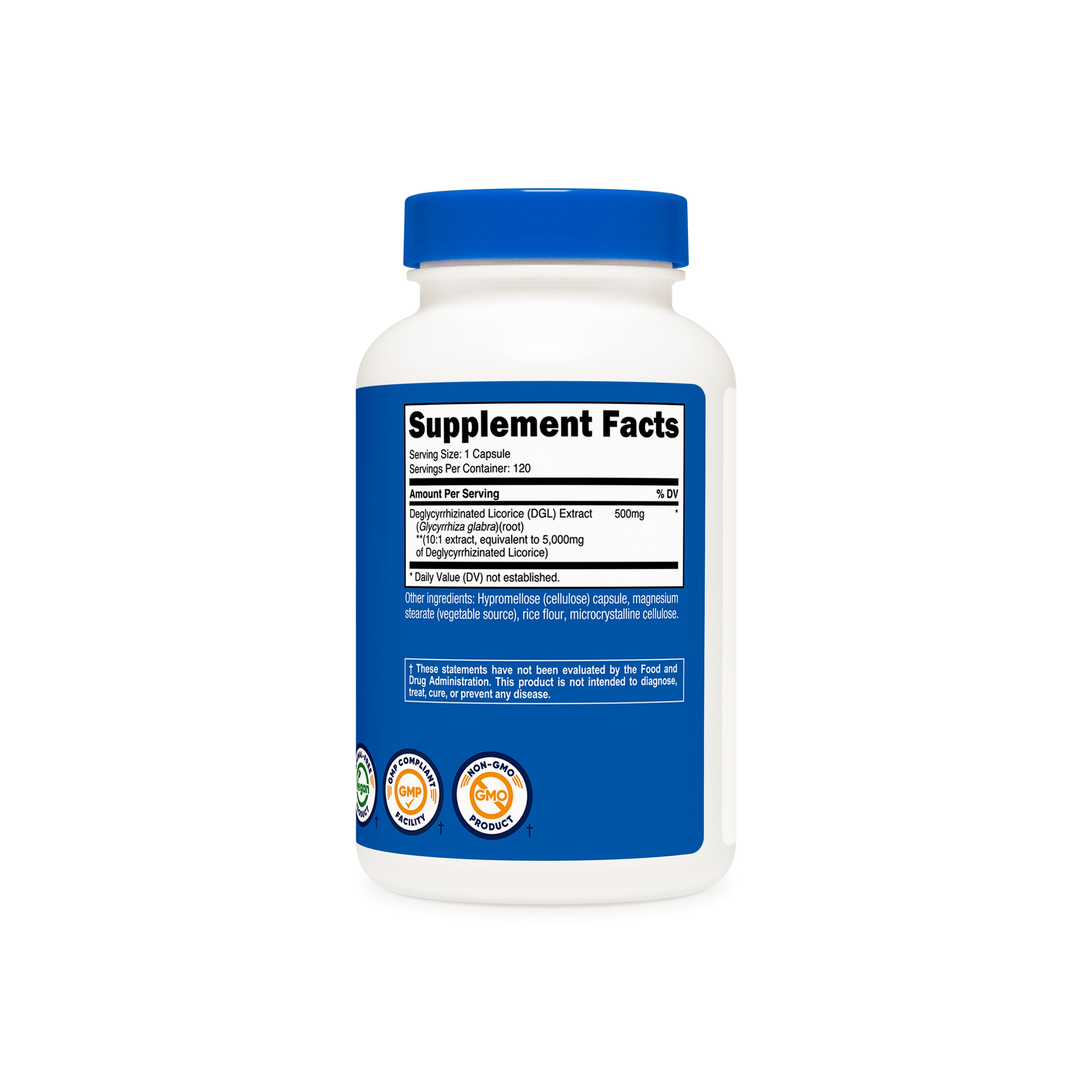 Nutricost DGL Deglycyrrhizinated Licorice Extract Capsules