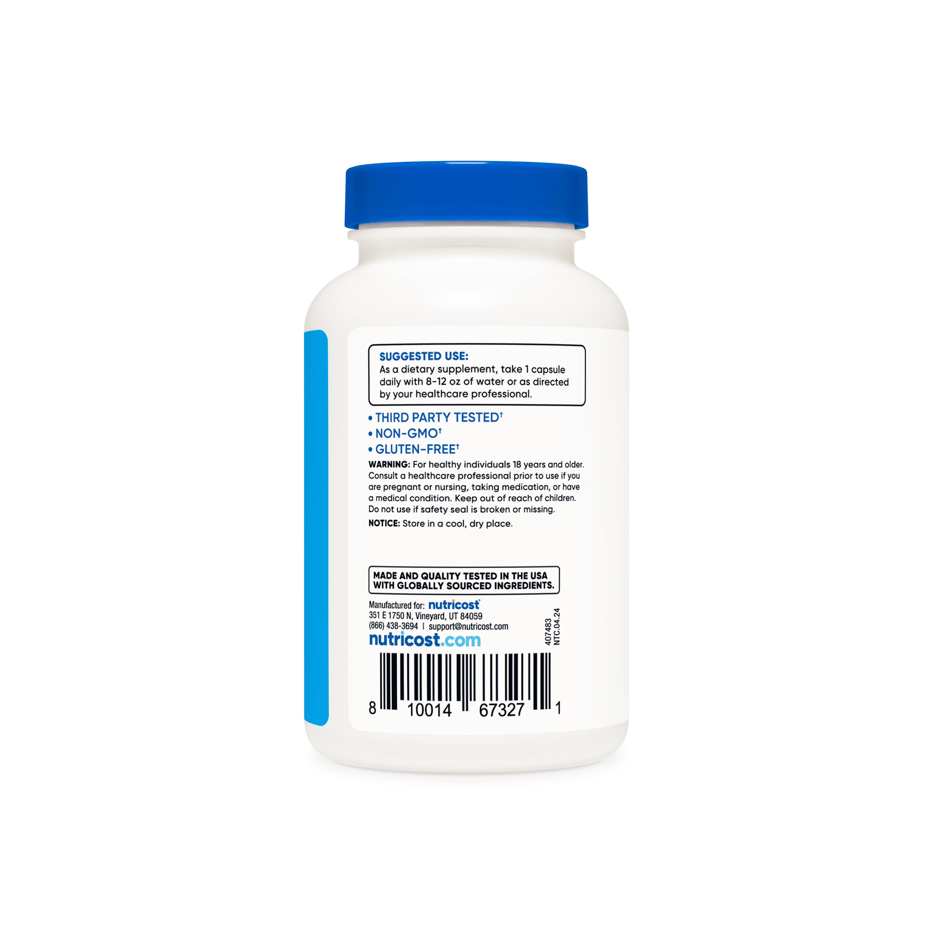 Nutricost Electrolyte (8 Hydrating Electrolytes & Vitamins) (120 CAP)