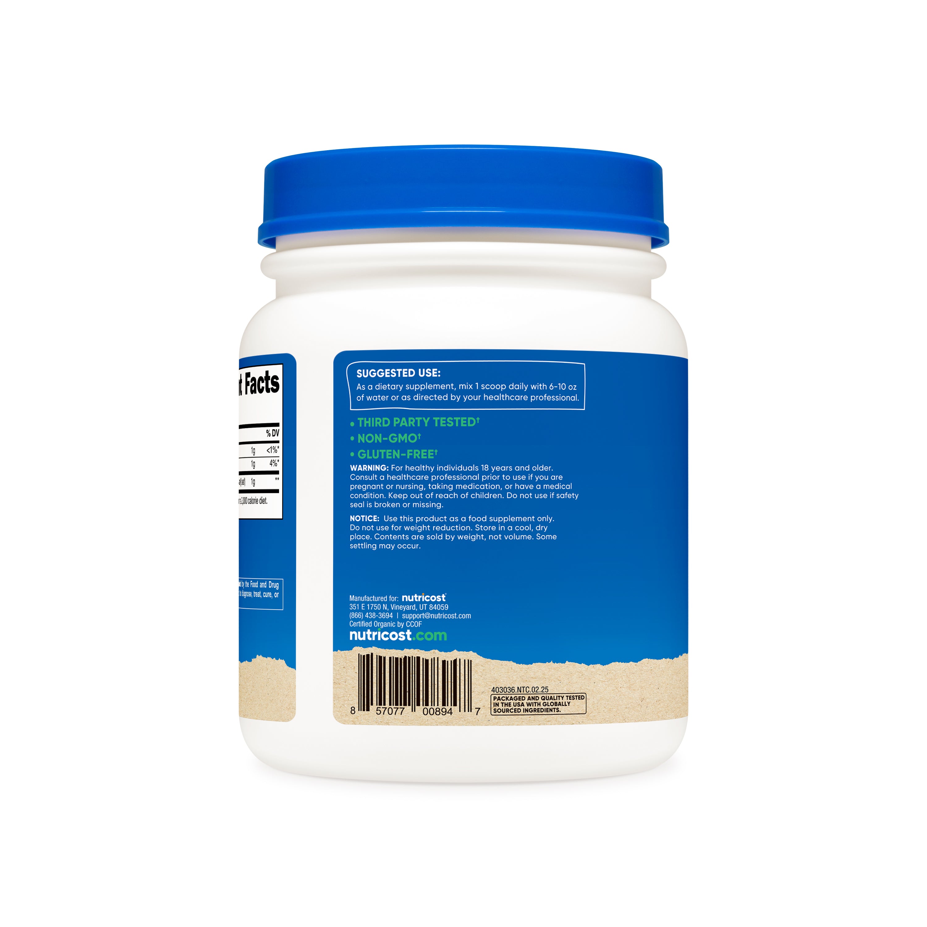 Nutricost Organic Alfalfa Powder