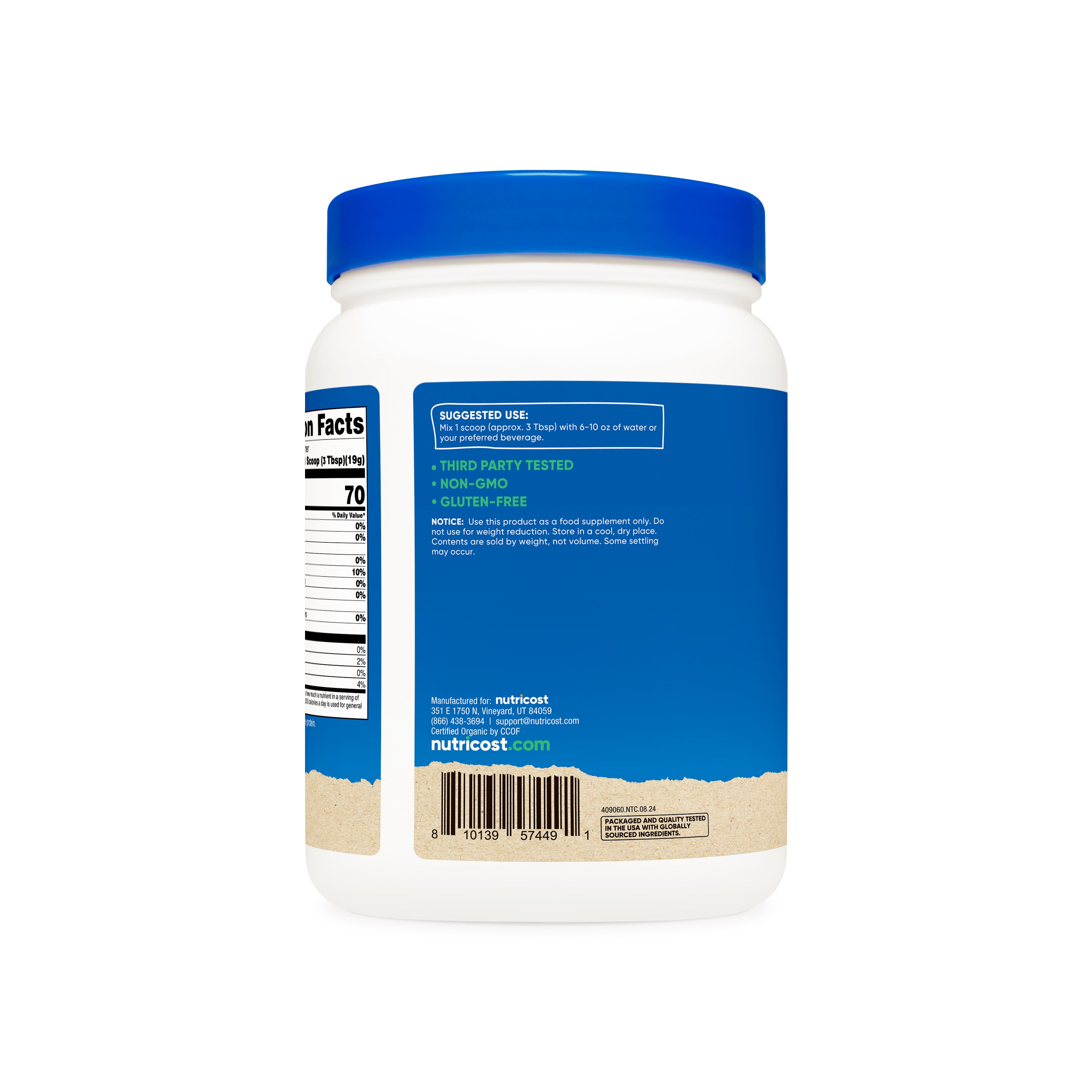 Nutricost Organic Egg White Protein