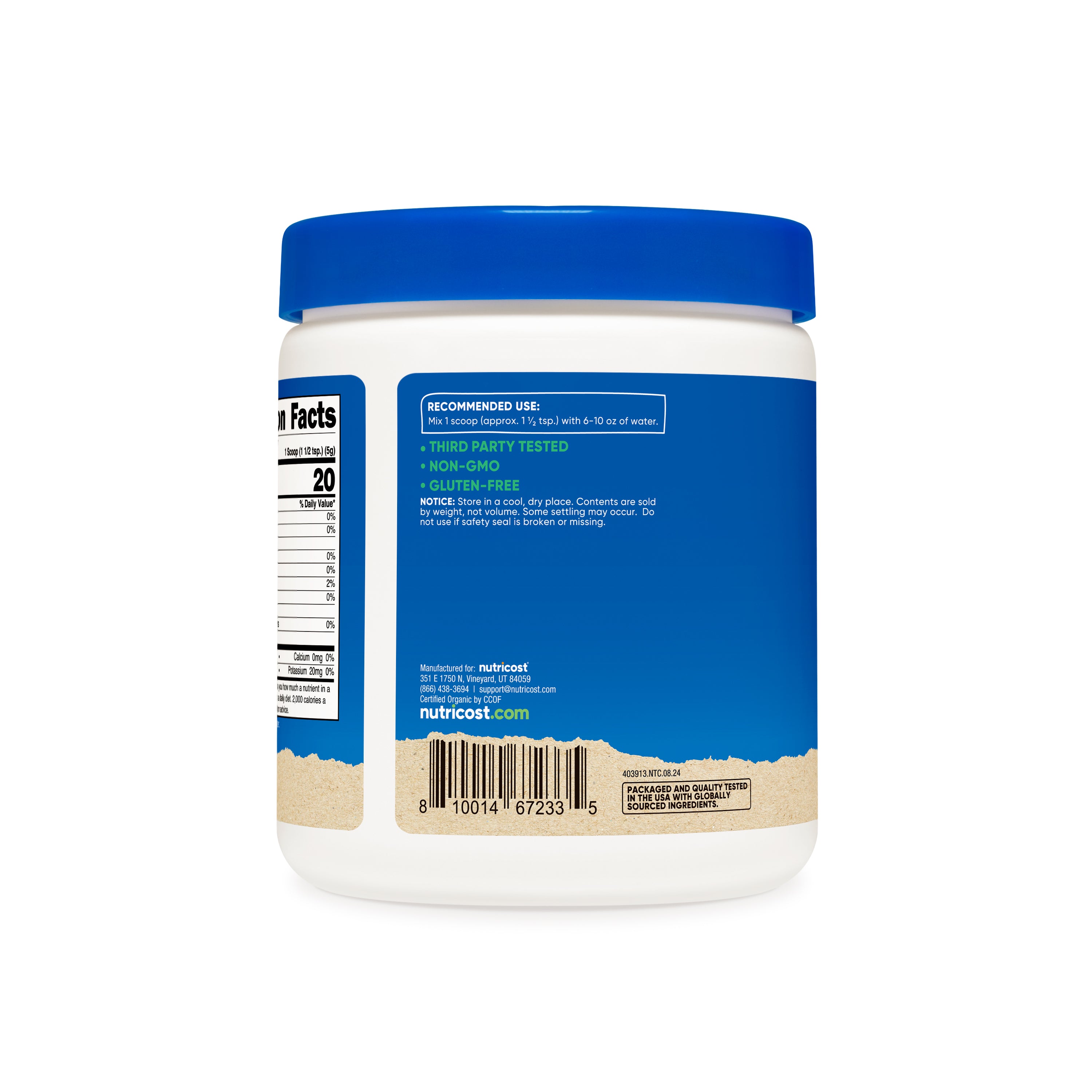 Nutricost Organic Pineapple Juice Powder