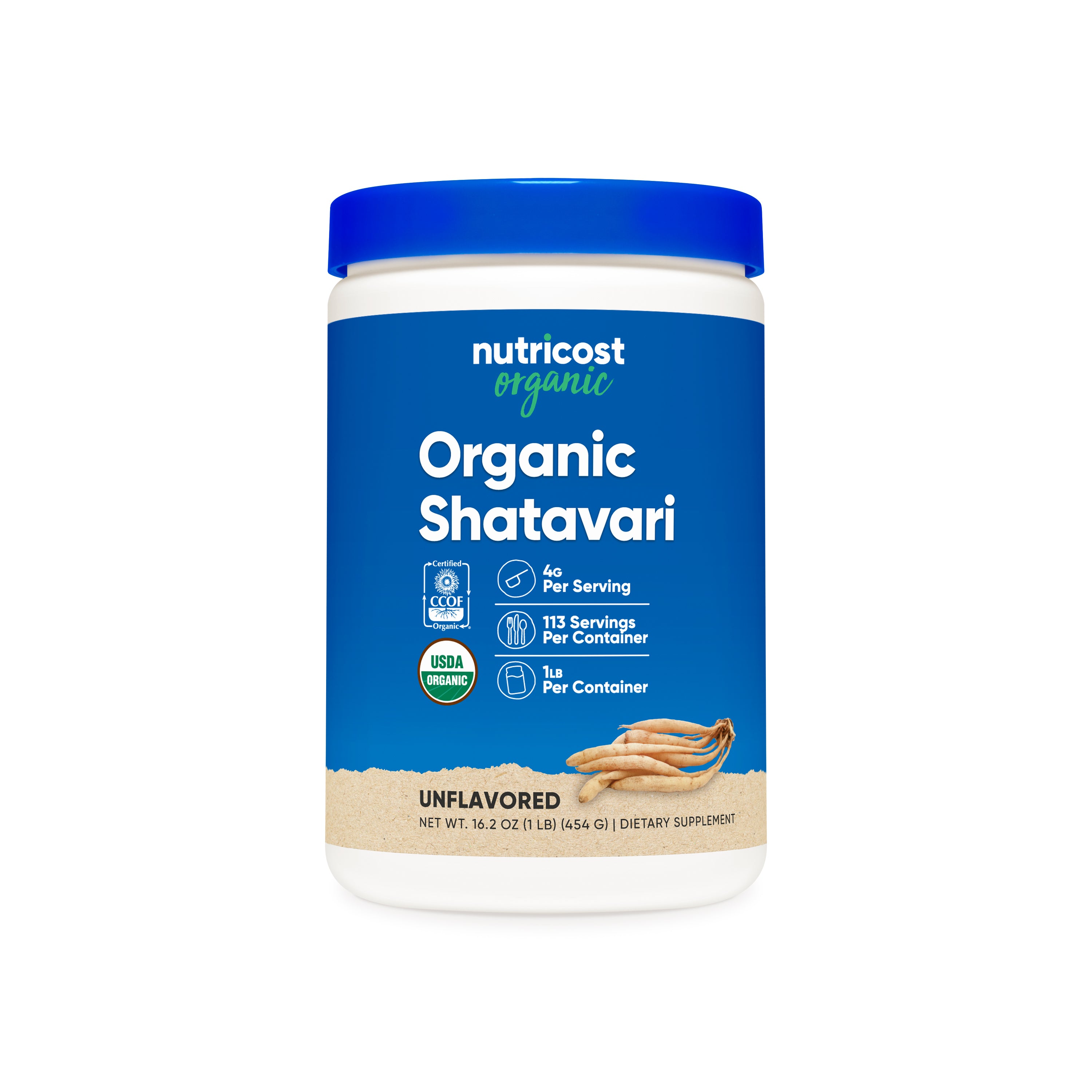 Nutricost Organic Shatavari Powder UF (1 LB)