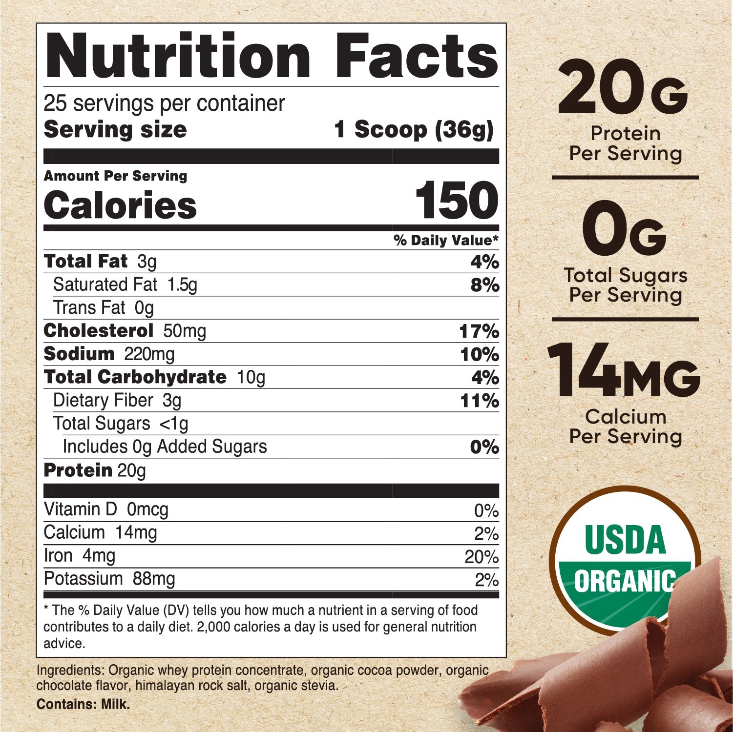 Nutricost Organic Whey Protein Powder